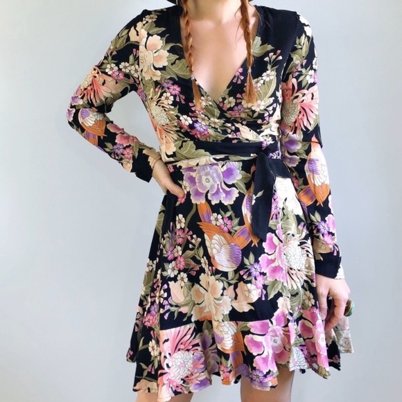 🌺🎉HP🎉🌺 NWOT Spell & The Gypsy Blue Skies Wrap Dress - Picture 7 of 16
